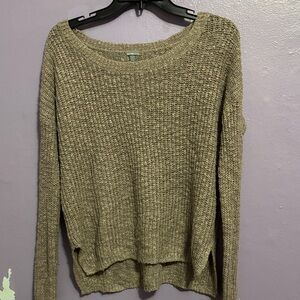 Charlotte Russe Textured Brown Sweater